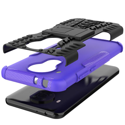Cool Tyre Design PC + TPU Hybrid Shell Case with Kickstand for Nokia 3.4
