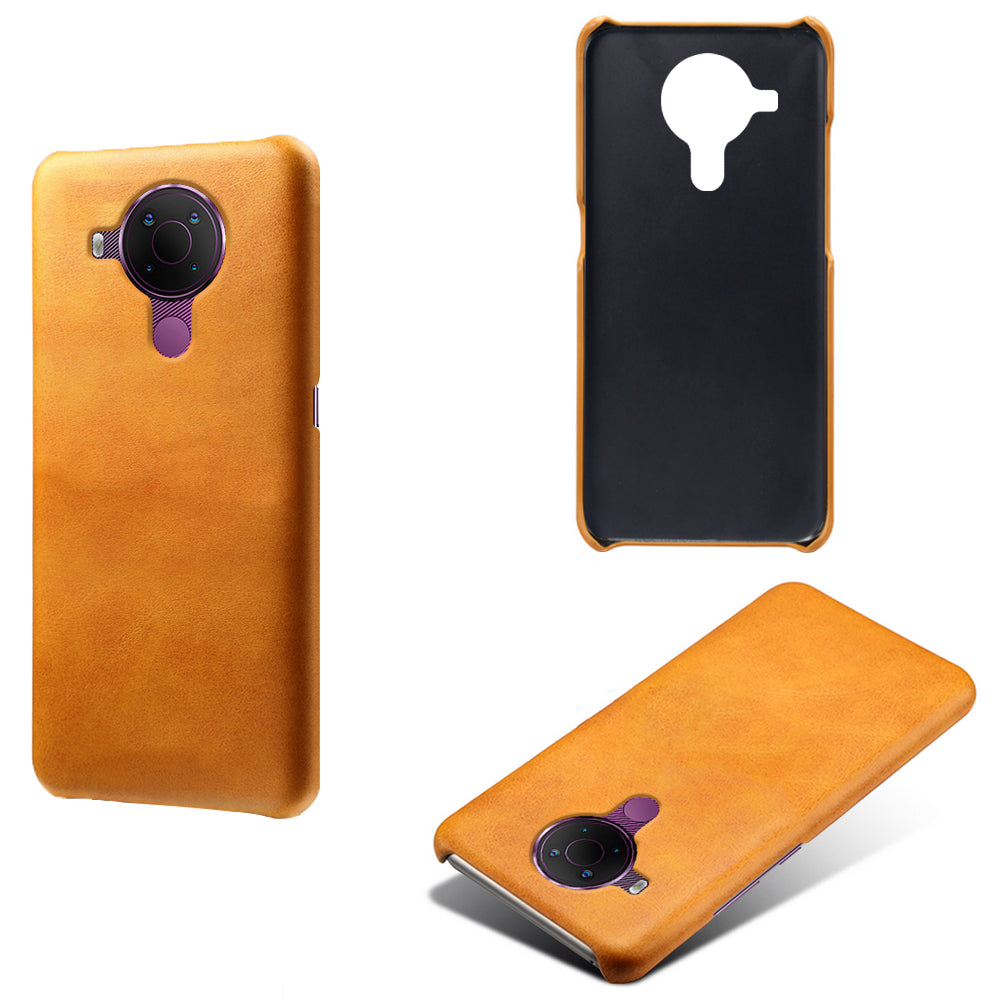 KSQ PU Leather Coated PC Phone Case for Nokia 5.4 Protector Shell