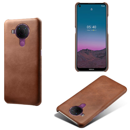 KSQ PU Leather Coated PC Phone Case for Nokia 5.4 Protector Shell