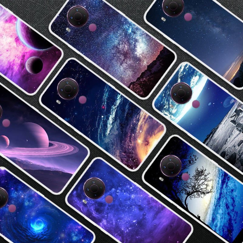Starry Sky Pattern Printing Series Soft TPU Phone Case for Nokia 5.4