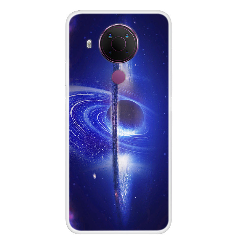 Starry Sky Pattern Printing Series Soft TPU Phone Case for Nokia 5.4
