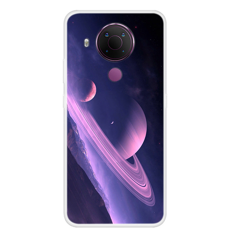 Starry Sky Pattern Printing Series Soft TPU Phone Case for Nokia 5.4