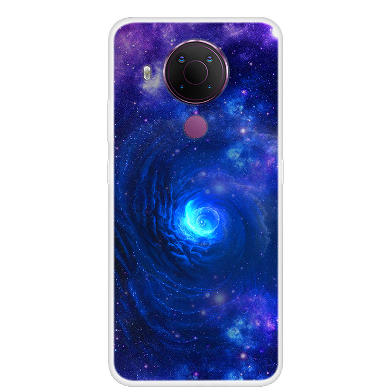 Starry Sky Pattern Printing Series Soft TPU Phone Case for Nokia 5.4