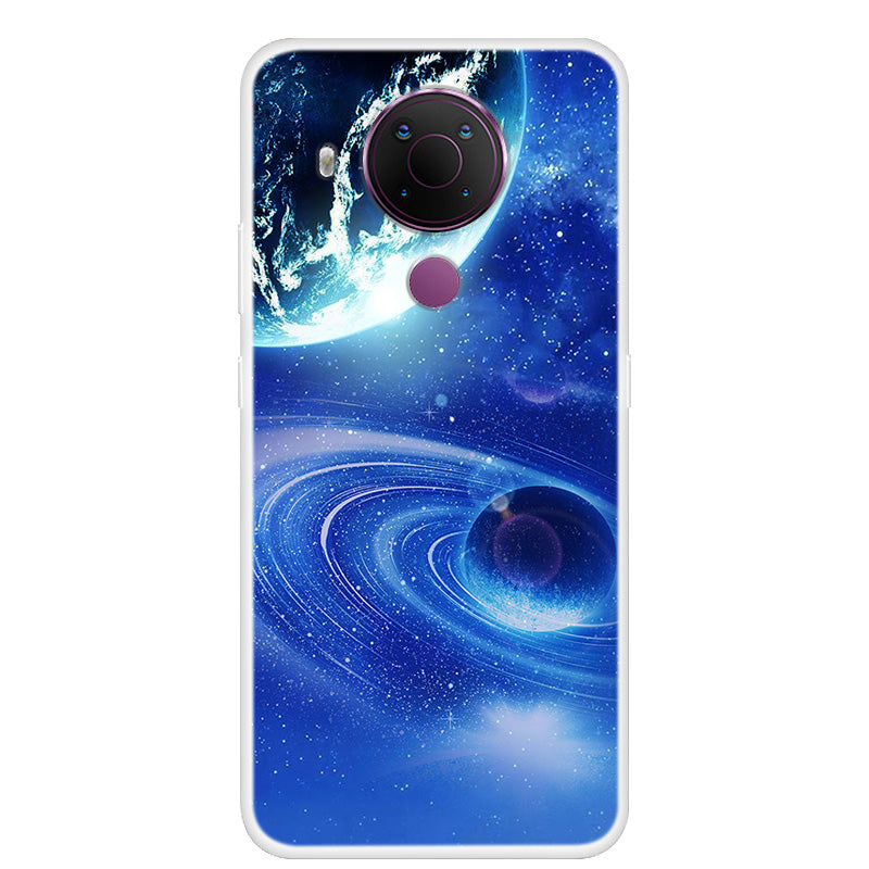 Starry Sky Pattern Printing Series Soft TPU Phone Case for Nokia 5.4
