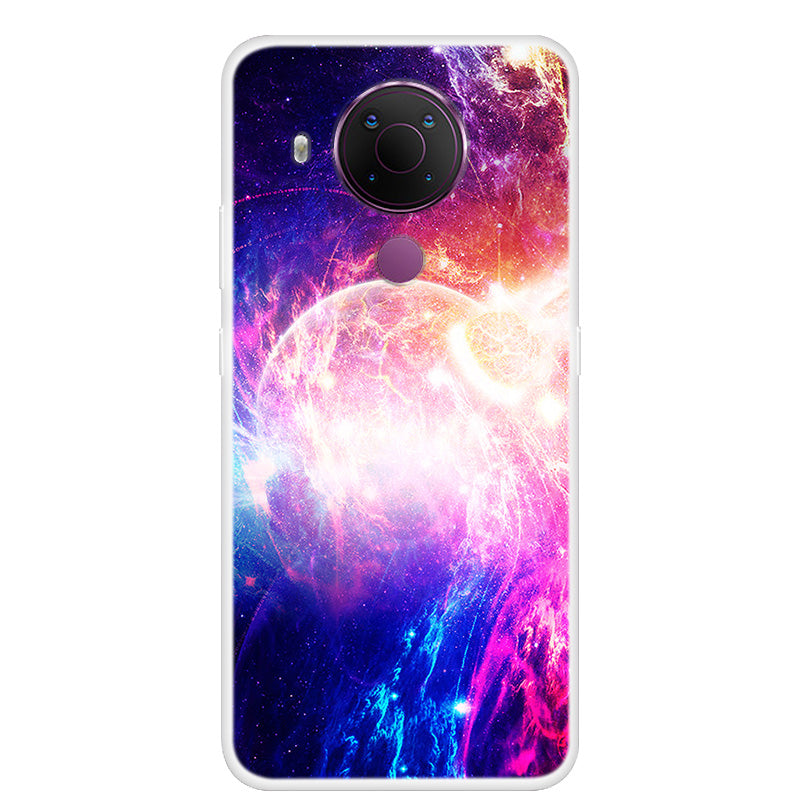 Starry Sky Pattern Printing Series Soft TPU Phone Case for Nokia 5.4