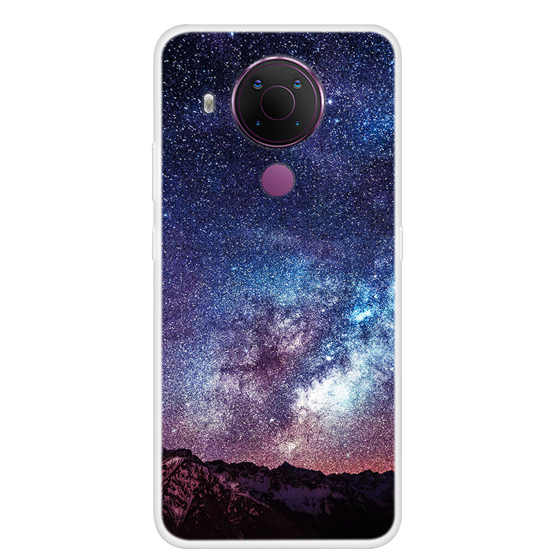 Starry Sky Pattern Printing Series Soft TPU Phone Case for Nokia 5.4