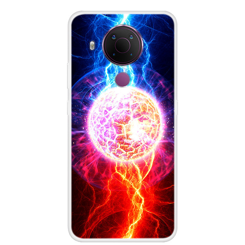 Starry Sky Pattern Printing Series Soft TPU Phone Case for Nokia 5.4