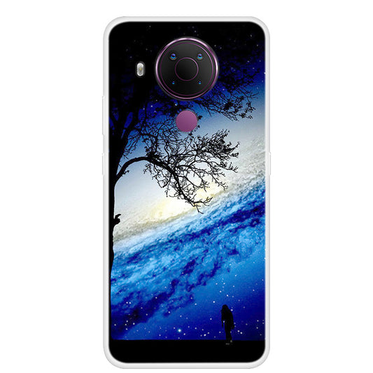 Starry Sky Pattern Printing Series Soft TPU Phone Case for Nokia 5.4