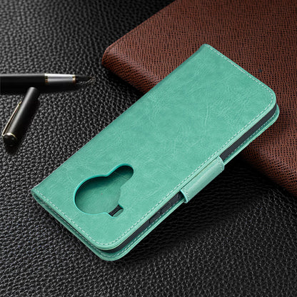 Magnetic Clasp Butterfly Imprinting Leather Wallet Case for Nokia 5.4