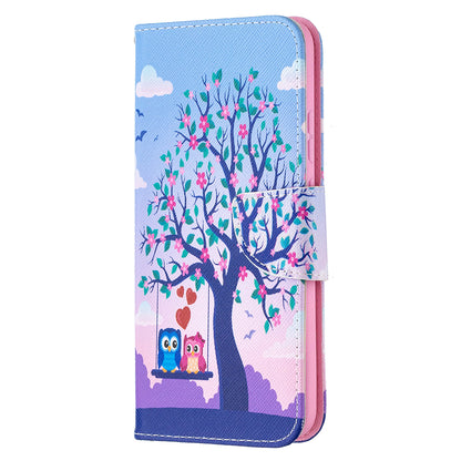Wallet Stand Design Pattern Printing Leather Case for Nokia 5.4