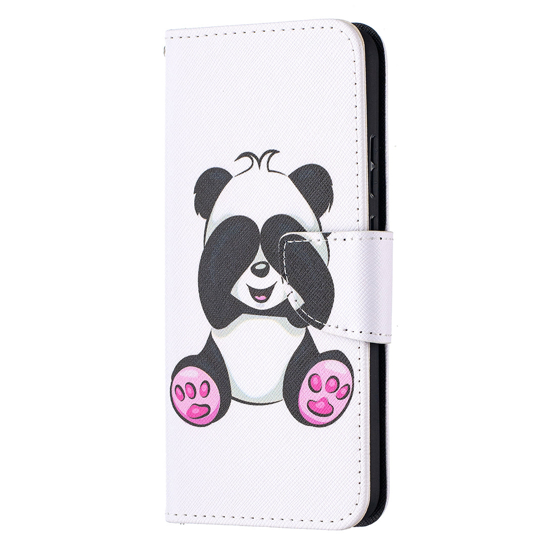 Wallet Stand Design Pattern Printing Leather Case for Nokia 5.4