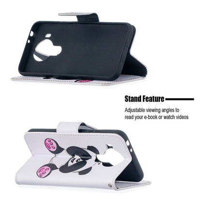 Wallet Stand Design Pattern Printing Leather Case for Nokia 5.4
