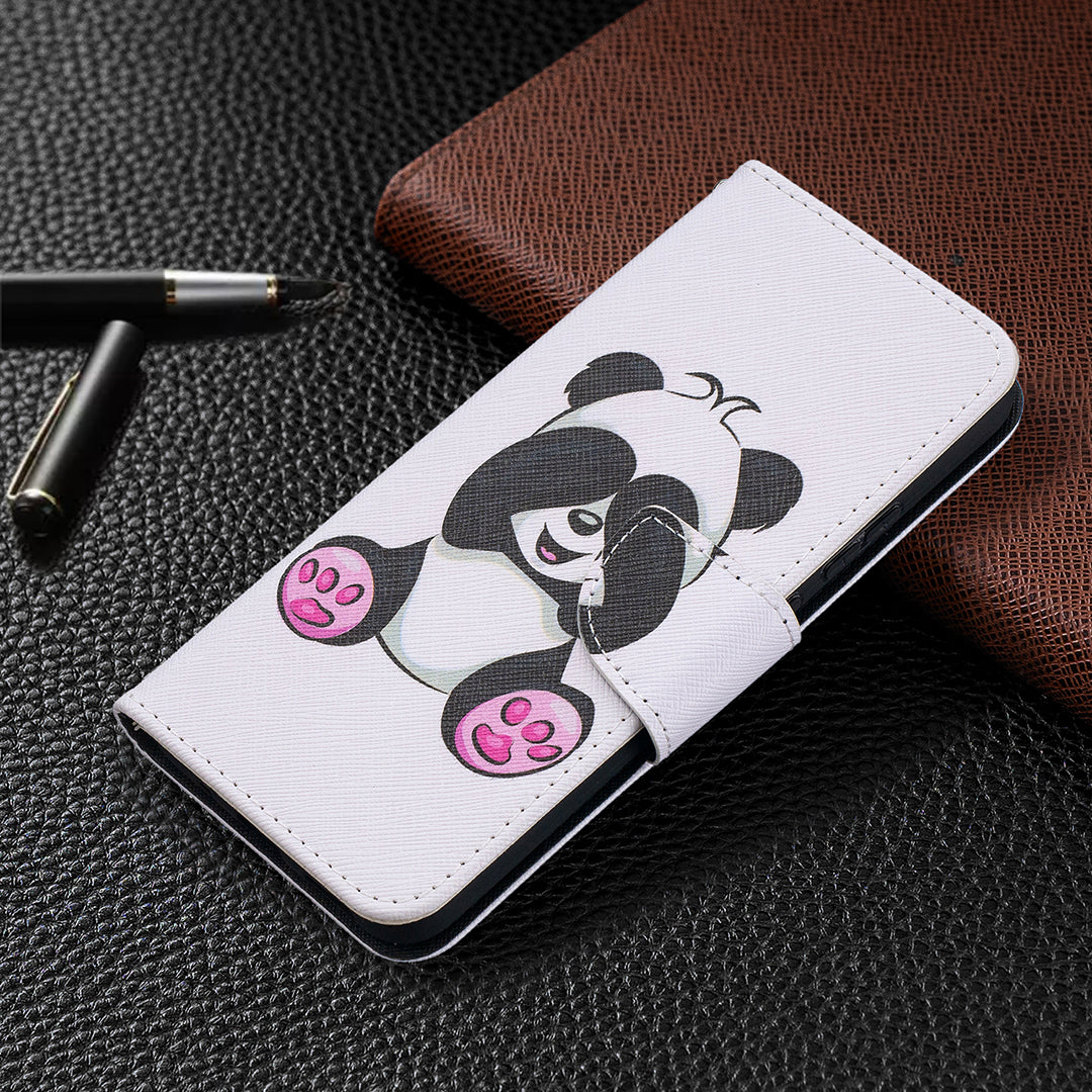 Wallet Stand Design Pattern Printing Leather Case for Nokia 5.4