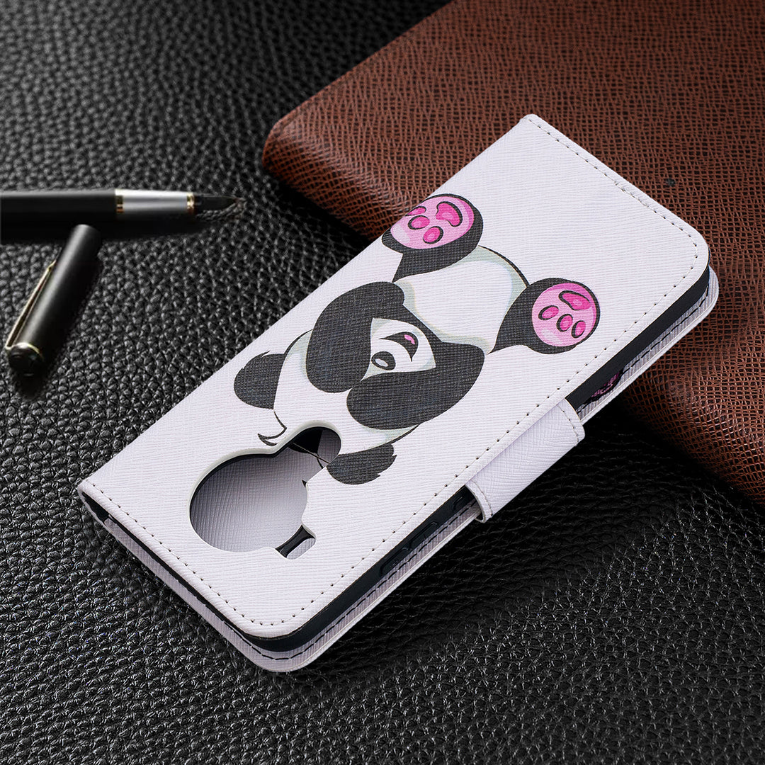 Wallet Stand Design Pattern Printing Leather Case for Nokia 5.4
