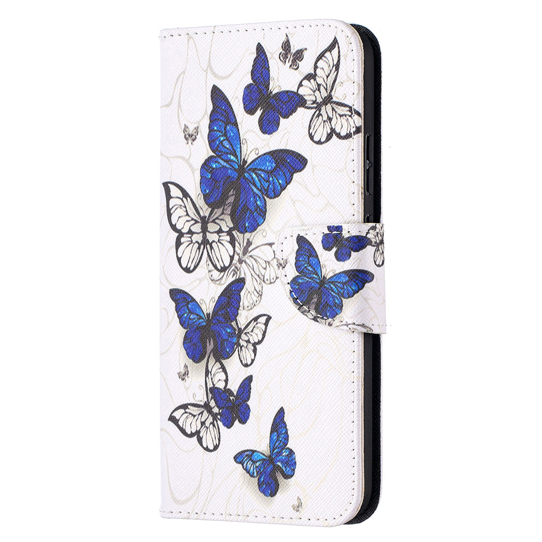 Wallet Stand Design Pattern Printing Leather Case for Nokia 5.4