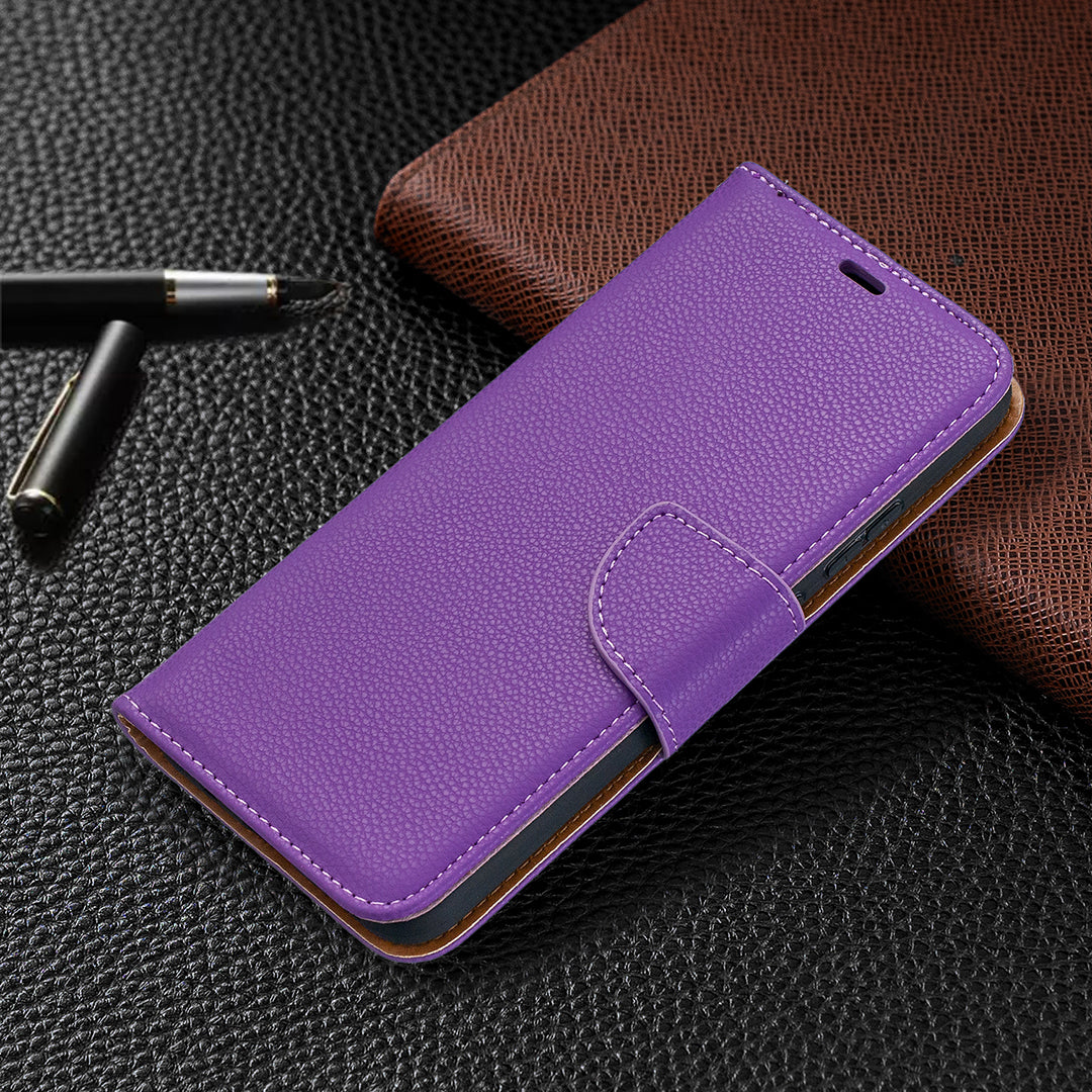 Litchi Surface with Wallet Leather Stand Case for Nokia 5.4