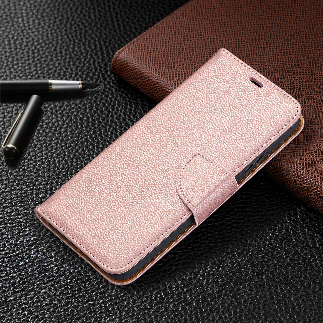 Litchi Surface with Wallet Leather Stand Case for Nokia 5.4