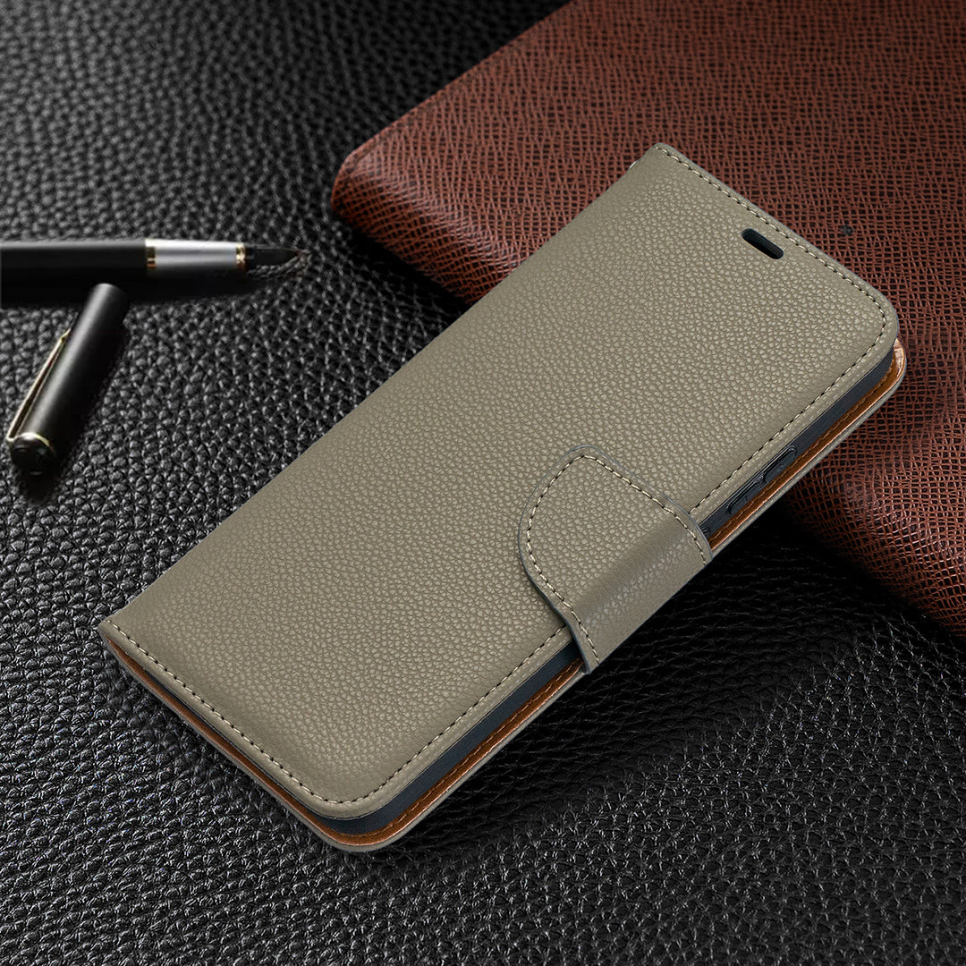 Litchi Surface with Wallet Leather Stand Case for Nokia 5.4