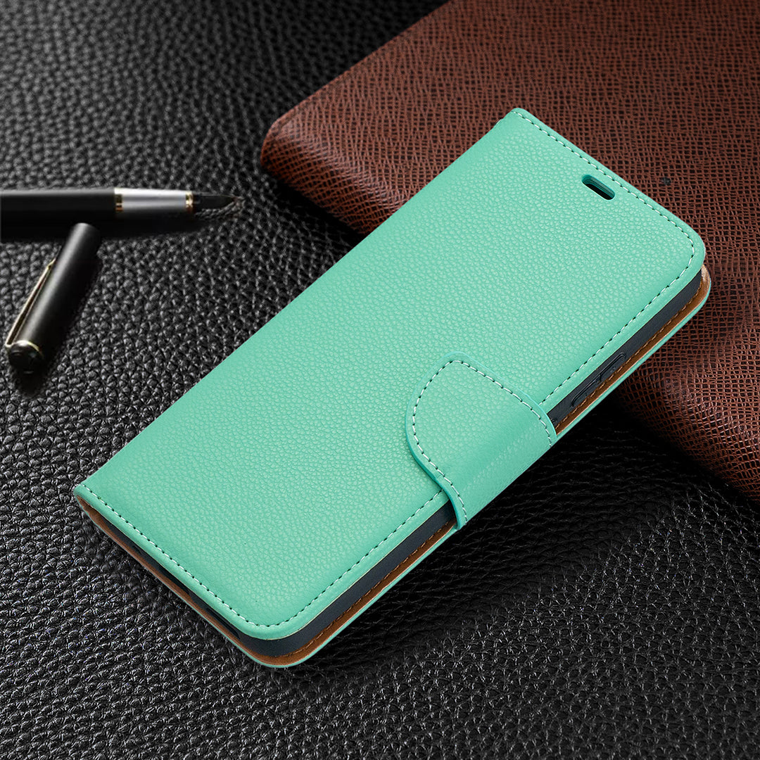 Litchi Surface with Wallet Leather Stand Case for Nokia 5.4