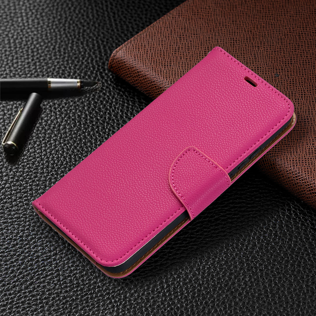 Litchi Surface with Wallet Leather Stand Case for Nokia 5.4