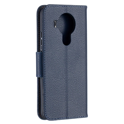 Litchi Surface with Wallet Leather Stand Case for Nokia 5.4