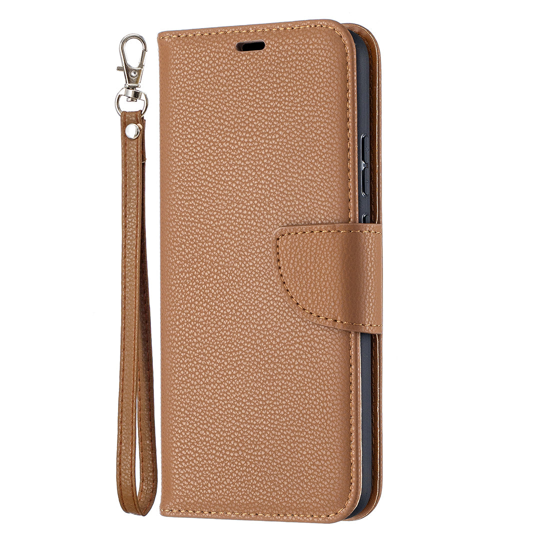 Litchi Surface with Wallet Leather Stand Case for Nokia 5.4