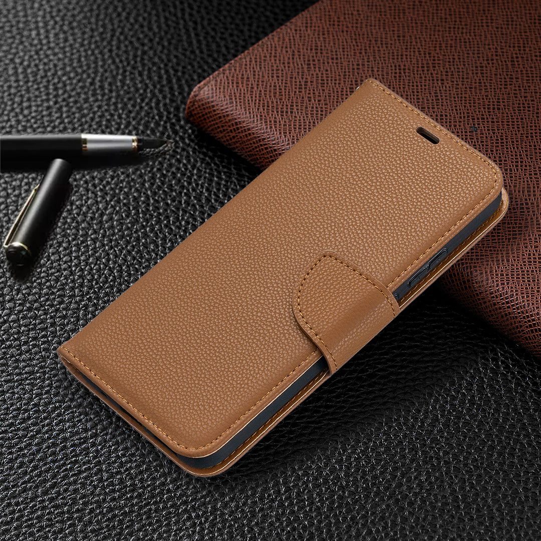 Litchi Surface with Wallet Leather Stand Case for Nokia 5.4