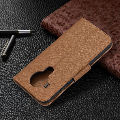 Litchi Surface with Wallet Leather Stand Case for Nokia 5.4