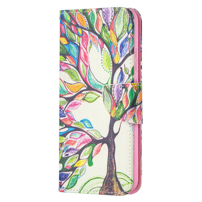 Pattern Printing Magnetic PU Leather Stand Wallet Phone Case Shell for Nokia 5.4
