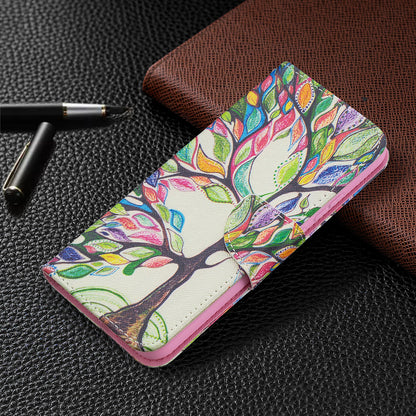 Pattern Printing Magnetic PU Leather Stand Wallet Phone Case Shell for Nokia 5.4