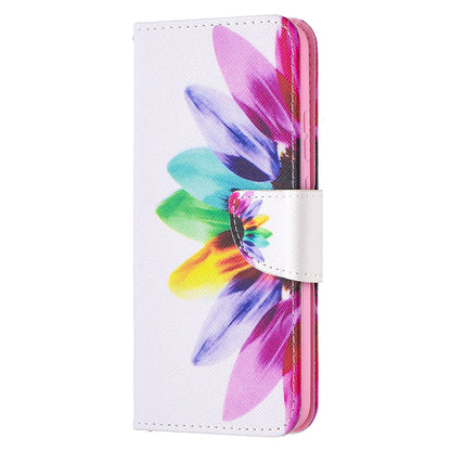 Pattern Printing Magnetic PU Leather Stand Wallet Phone Case Shell for Nokia 5.4