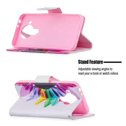 Pattern Printing Magnetic PU Leather Stand Wallet Phone Case Shell for Nokia 5.4