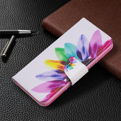 Pattern Printing Magnetic PU Leather Stand Wallet Phone Case Shell for Nokia 5.4