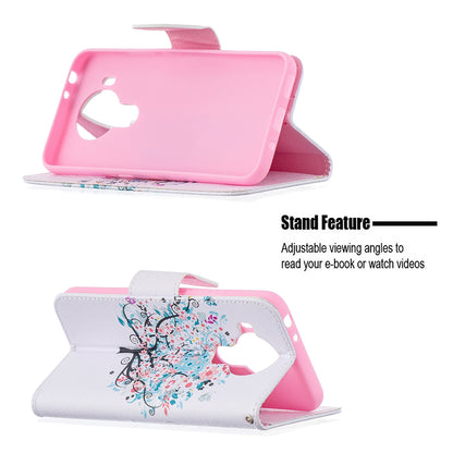 Pattern Printing Magnetic PU Leather Stand Wallet Phone Case Shell for Nokia 5.4