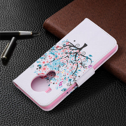Pattern Printing Magnetic PU Leather Stand Wallet Phone Case Shell for Nokia 5.4