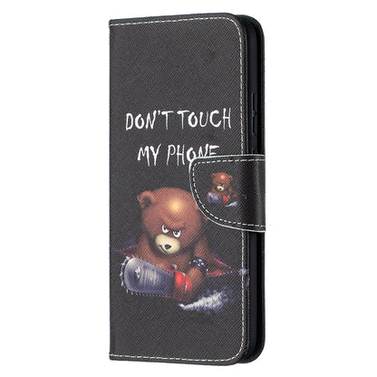 Pattern Printing Magnetic PU Leather Stand Wallet Phone Case Shell for Nokia 5.4