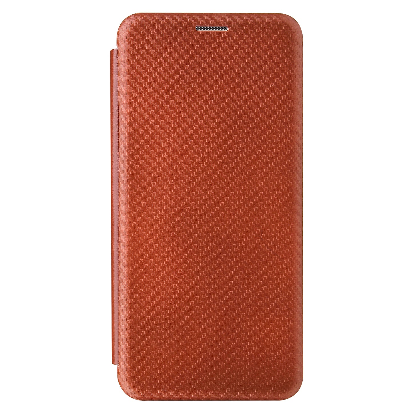 Anti-Scratch Carbon Fiber Texture Auto-absorbed Card Holder Cover Case for Nokia 6.3 / G10 / G20