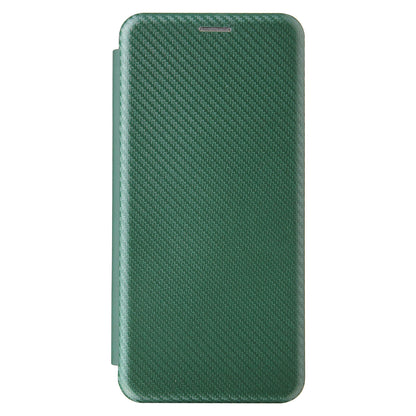 Anti-Scratch Carbon Fiber Texture Auto-absorbed Card Holder Cover Case for Nokia 6.3 / G10 / G20