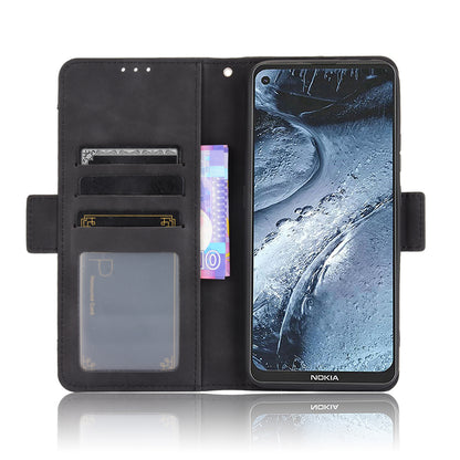 Leather Wallet Protective Case with Multiple Card Slots for Nokia 7.3