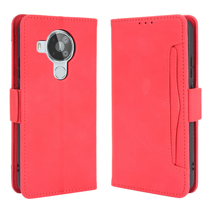 Leather Wallet Protective Case with Multiple Card Slots for Nokia 7.3