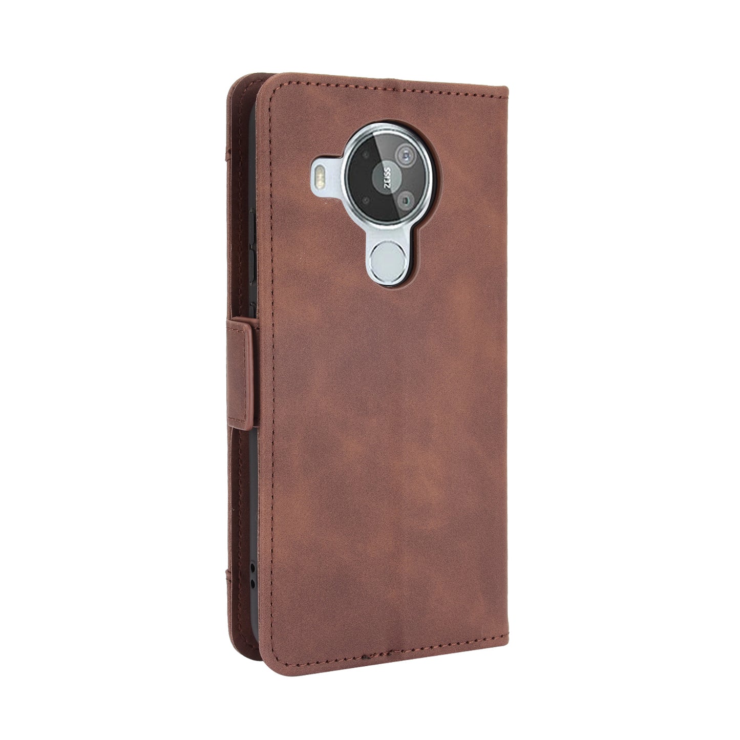 Leather Wallet Protective Case with Multiple Card Slots for Nokia 7.3