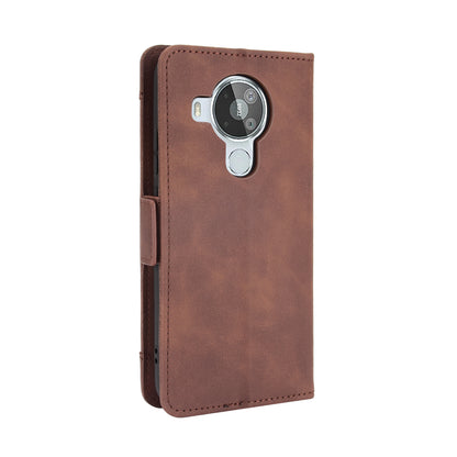 Leather Wallet Protective Case with Multiple Card Slots for Nokia 7.3