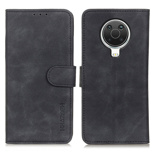 KHAZNEH Wallet Design Folio Flip Retro Style PU Leather Case for Nokia 6.3 / G10 / G20