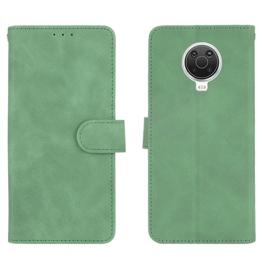 Skin-touch Feeling Leather Wallet Case for Nokia 6.3 / G10 / G20 Phone Cover with Supporting Stand