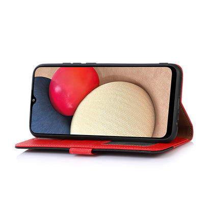 KHAZNEH RFID Anti-theft Swiping Function Design Leather Phone Case Litchi Skin Cover for Nokia X10/X20