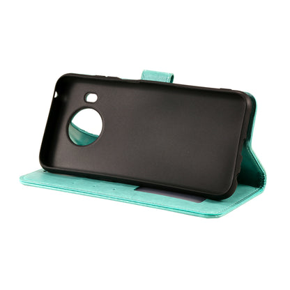 Imprinted Mandala Totem Pattern PU Leather Wallet Cover Case with Strap for Nokia X20
