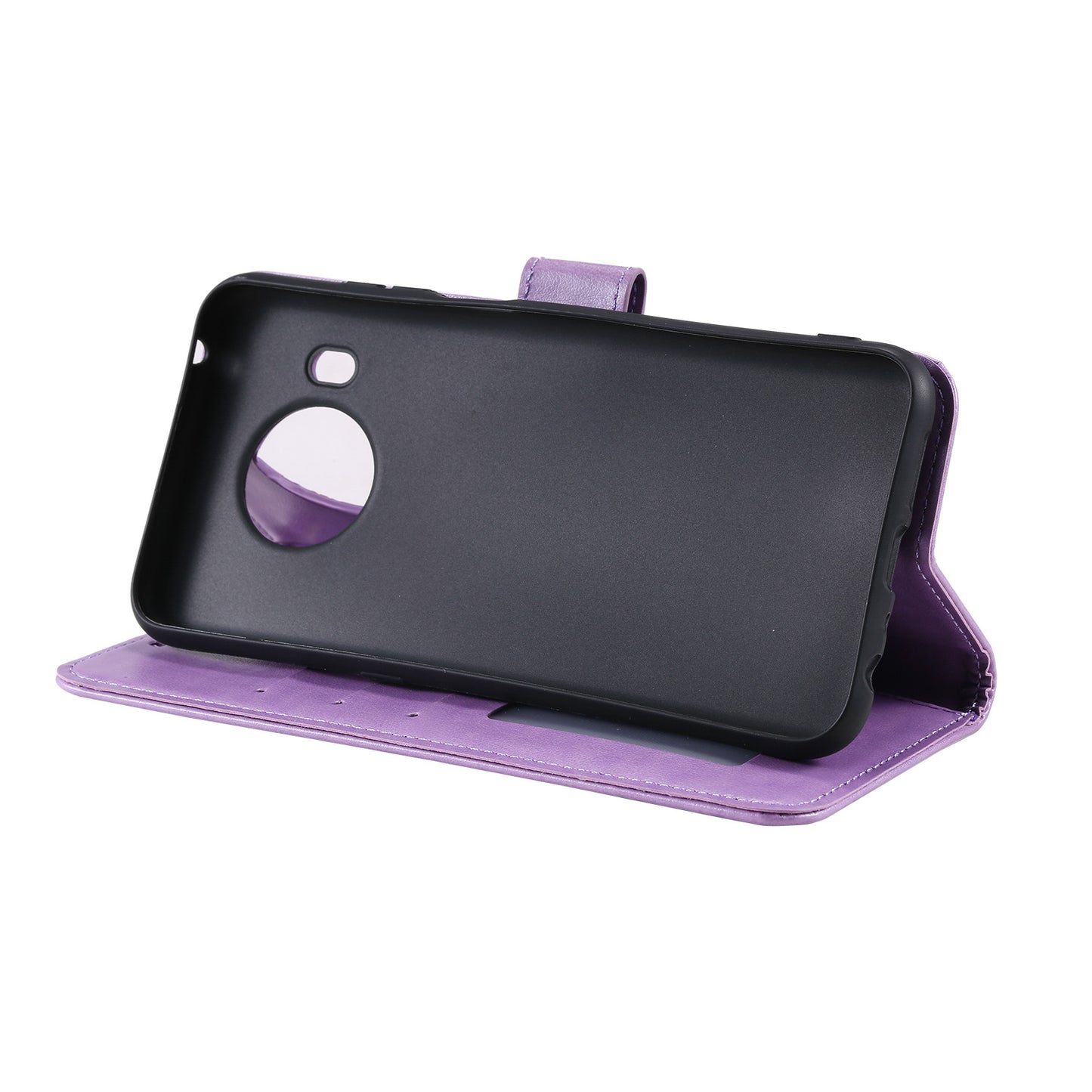 Imprinted Mandala Totem Pattern PU Leather Wallet Cover Case with Strap for Nokia X20