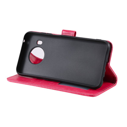 Imprinted Mandala Totem Pattern PU Leather Wallet Cover Case with Strap for Nokia X20