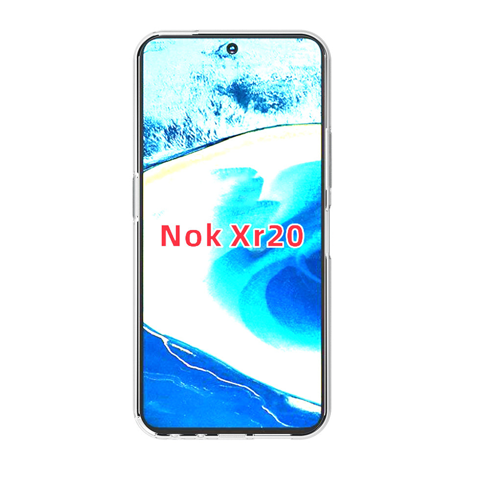 10Pcs/Pack Slim Fit Shock Absorption Anti-Watermark TPU Case for Nokia XR20
