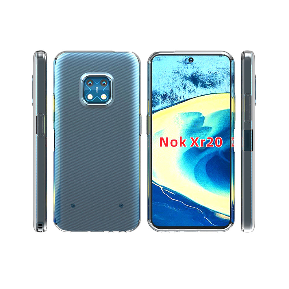 10Pcs/Pack Slim Fit Shock Absorption Anti-Watermark TPU Case for Nokia XR20